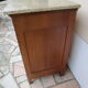Commode art déco bois et marbre