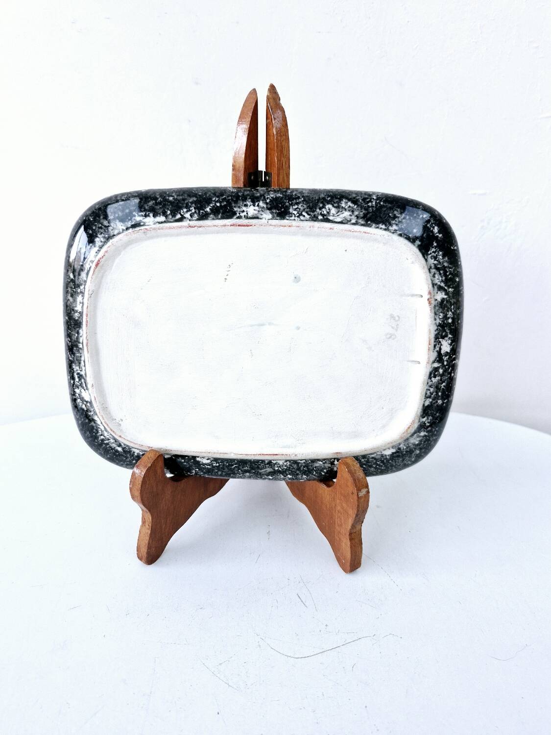 Small Vintage Ceramic Hand Painted Fish Serving Presentation Dish