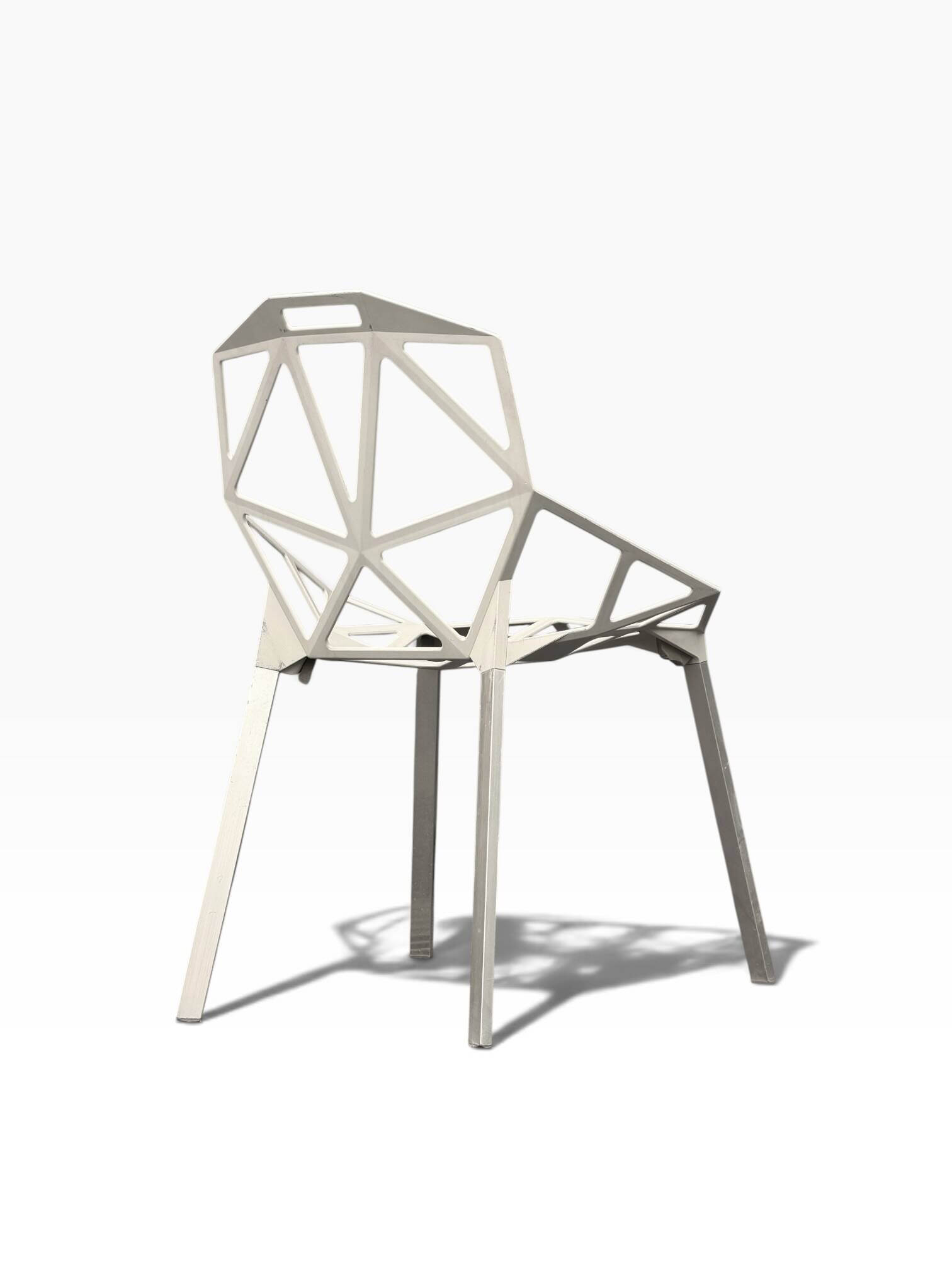 Pair of Chair One chairs — Konstantin Grcic for Magis, aluminium