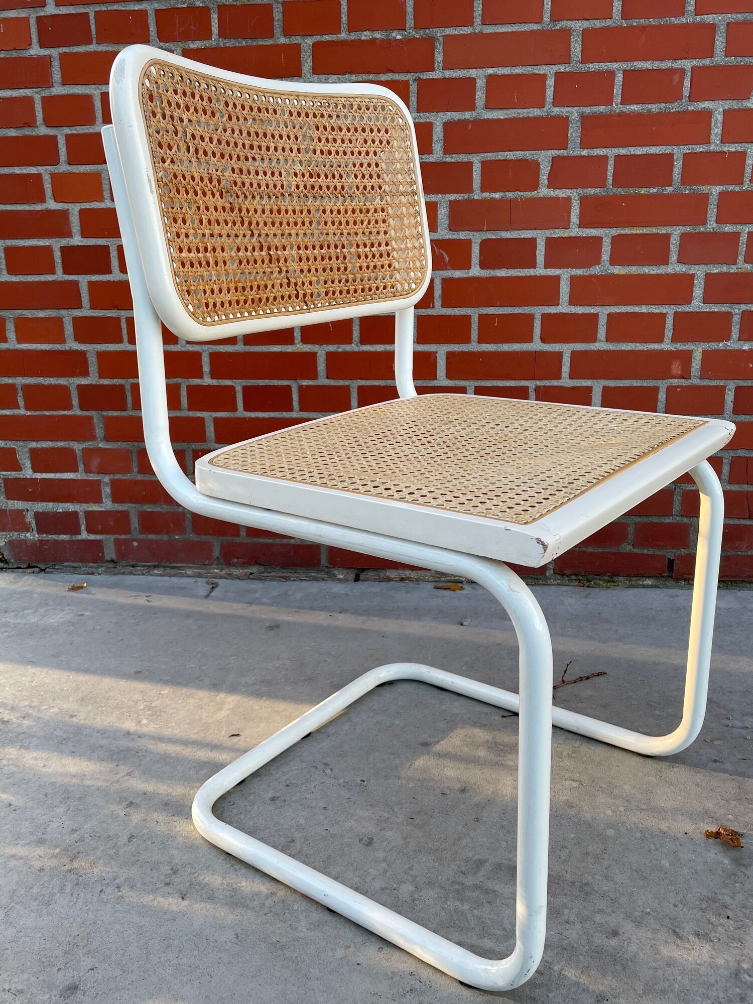 Suite of 4 chairs Cesca by Marcel Breuer made in Italy