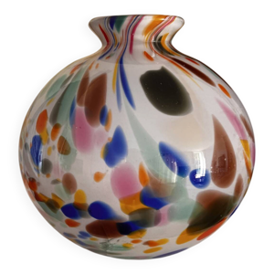 Vase verre soufflé