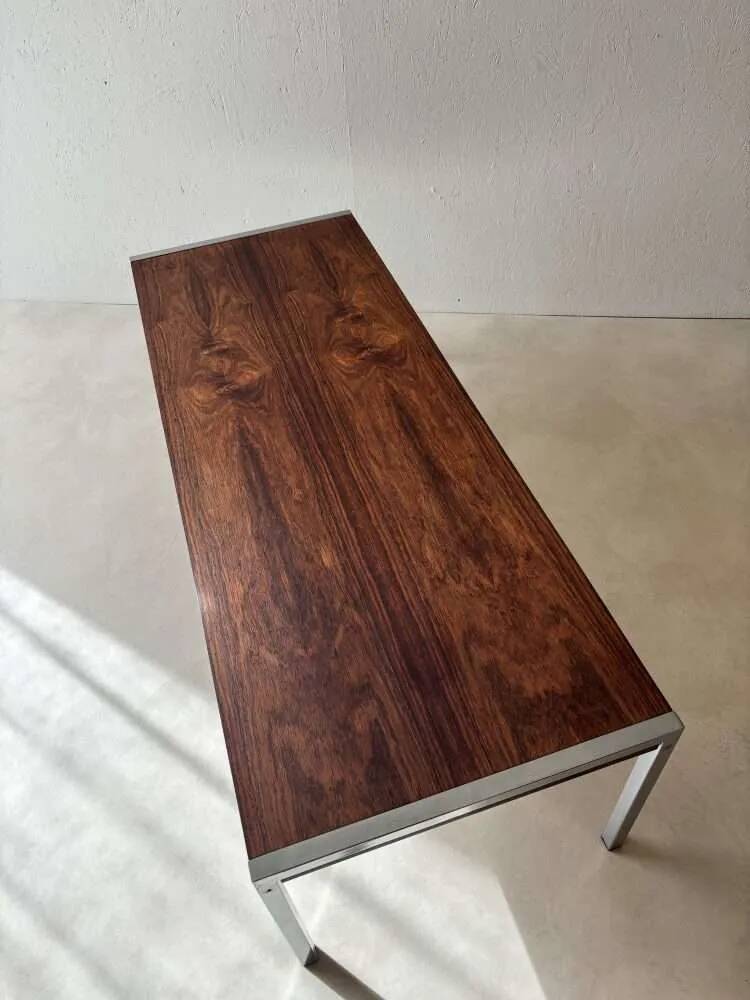 Vintage Dutch Design coffee table by Topform, rosewood, 1960s.