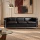 Cassina LC2 three seater sofa by Charlotte Perriand and Le Corbusier, 1980s