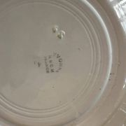 HBCM Montereau plates, Yvonne model, 22.5 cm (the duo)