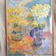 Still life in pastel, bouquet of flowers, spring, daffodils