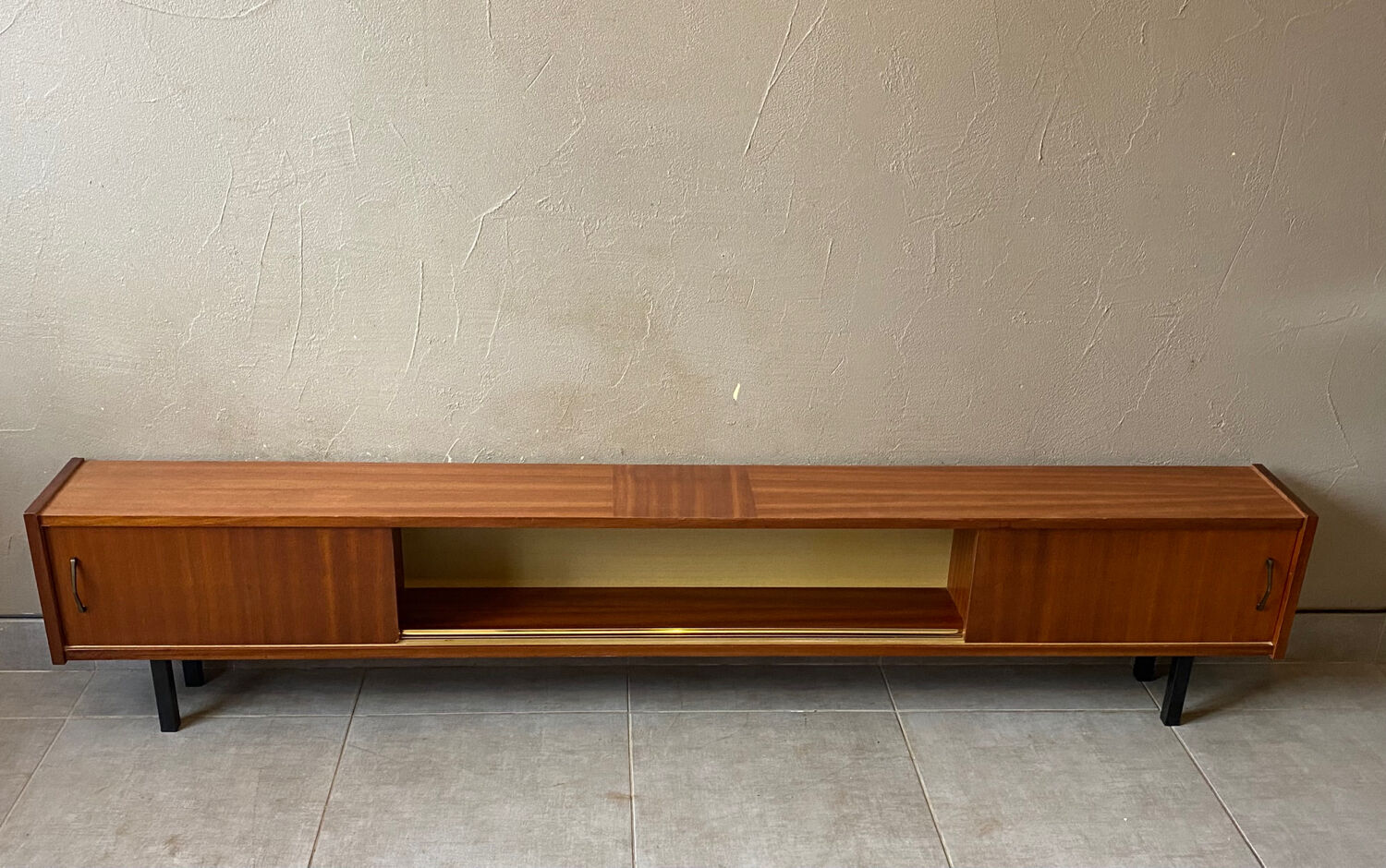 Vintage wooden sideboard from the 50s (shallow)