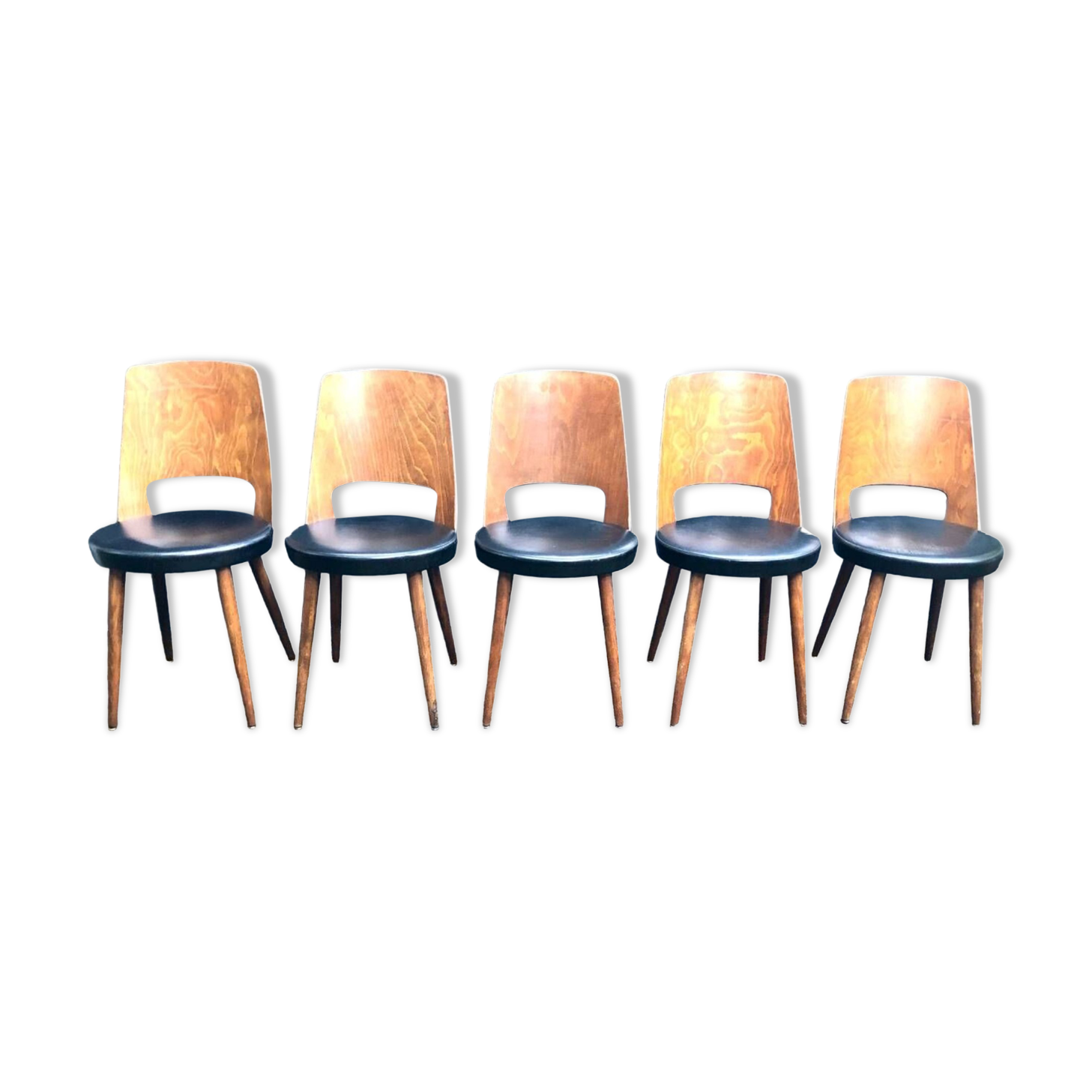 Set de 5 chaises Baumann Mondor