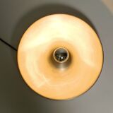 1960s round large Space Age Pop Art aluminum ceiling or wall lamp