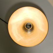 1960s round large Space Age Pop Art aluminum ceiling or wall lamp