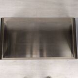 Stainless steel coffee table design Roche Bobois