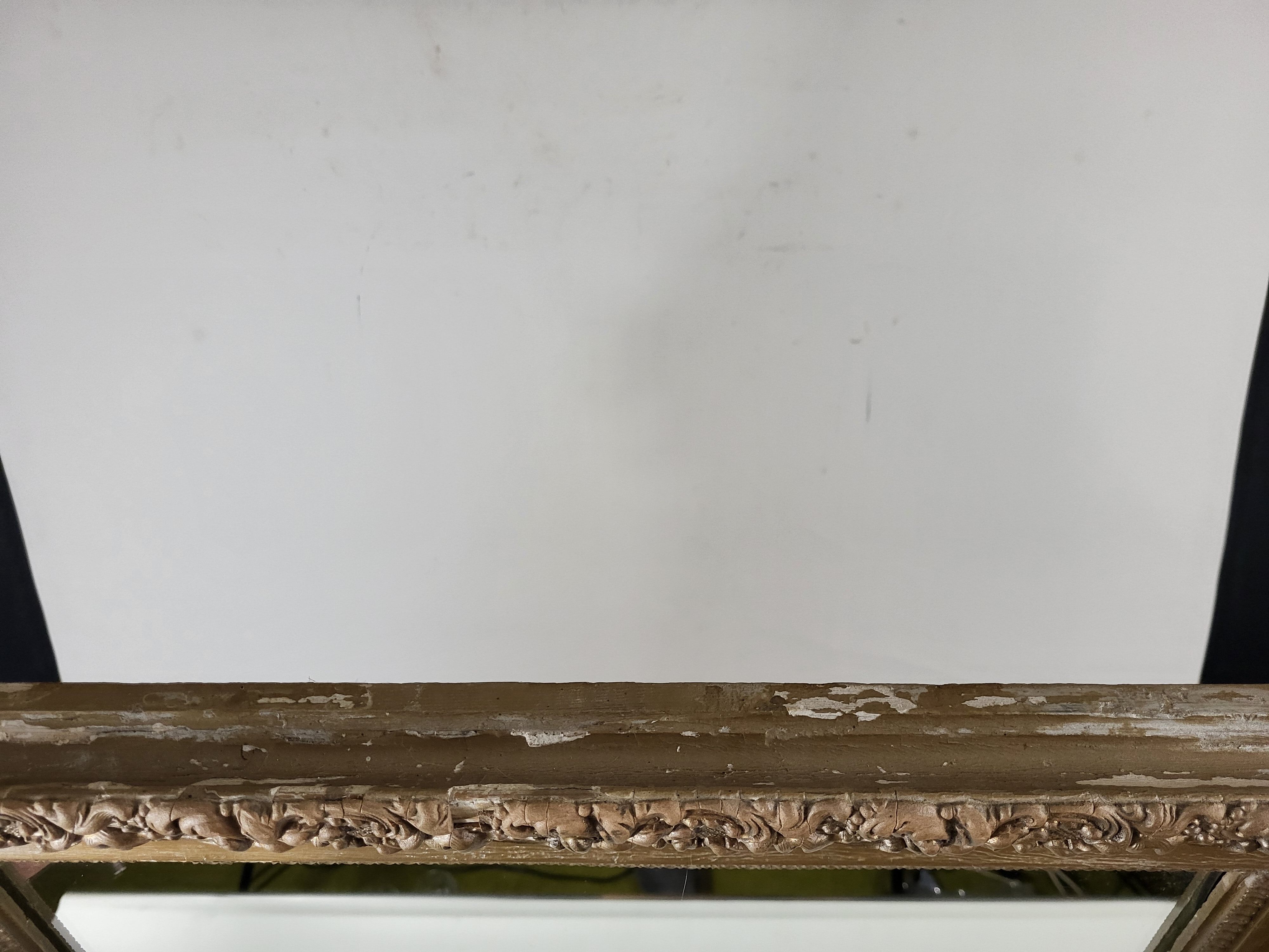 Gilded wooden mirror Napoleon III