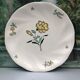 Lots of 6 flat plates model embrun, with floral motifs. Stamped Salins France