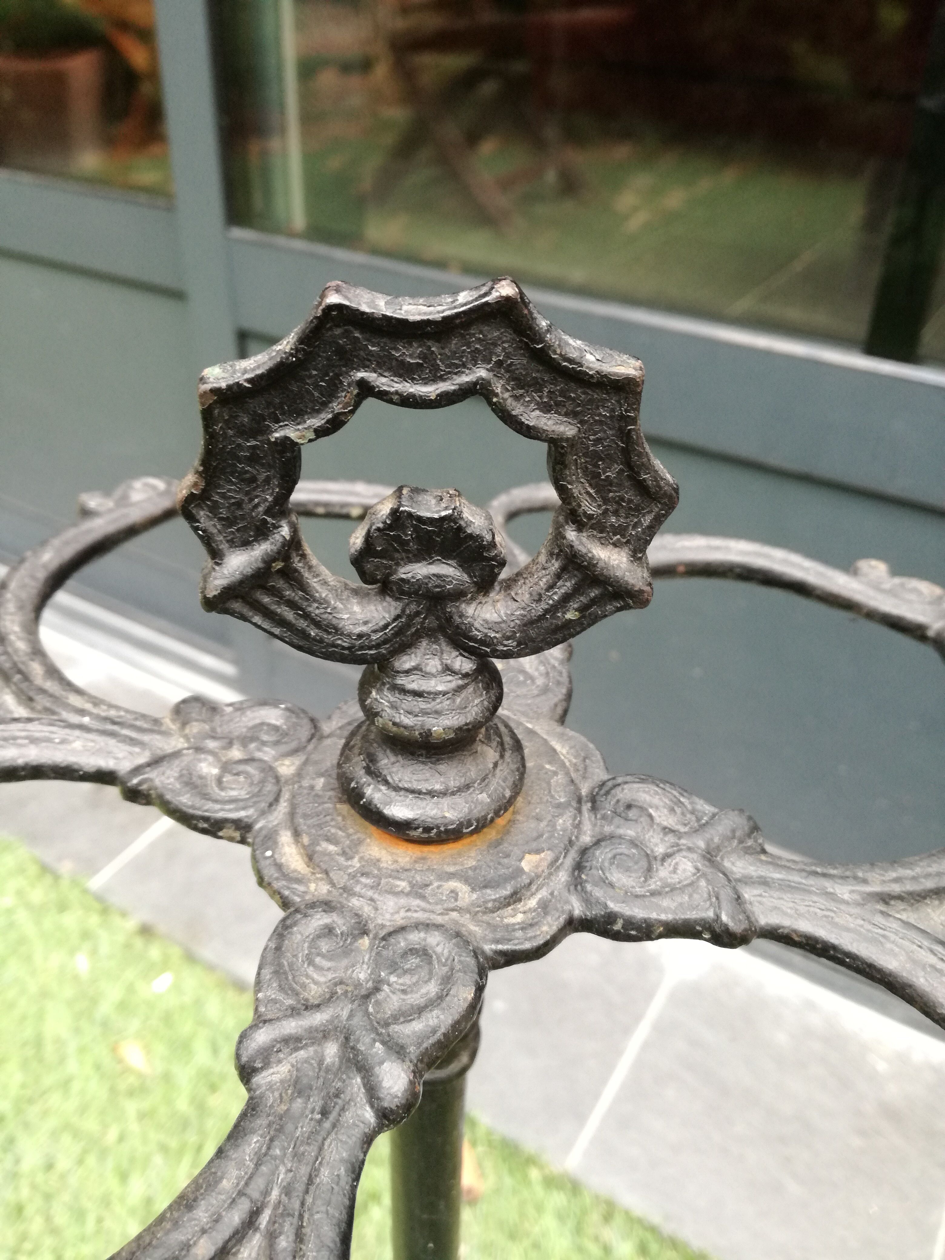 Cast iron umbrella door circa 1930