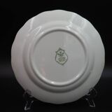 5 assiettes plate motif rouge English Landscape