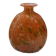 Blown glass balloon vase from mdina glass malta, 1970 red murano glass paste