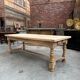 Solid oak table from the 1960s.