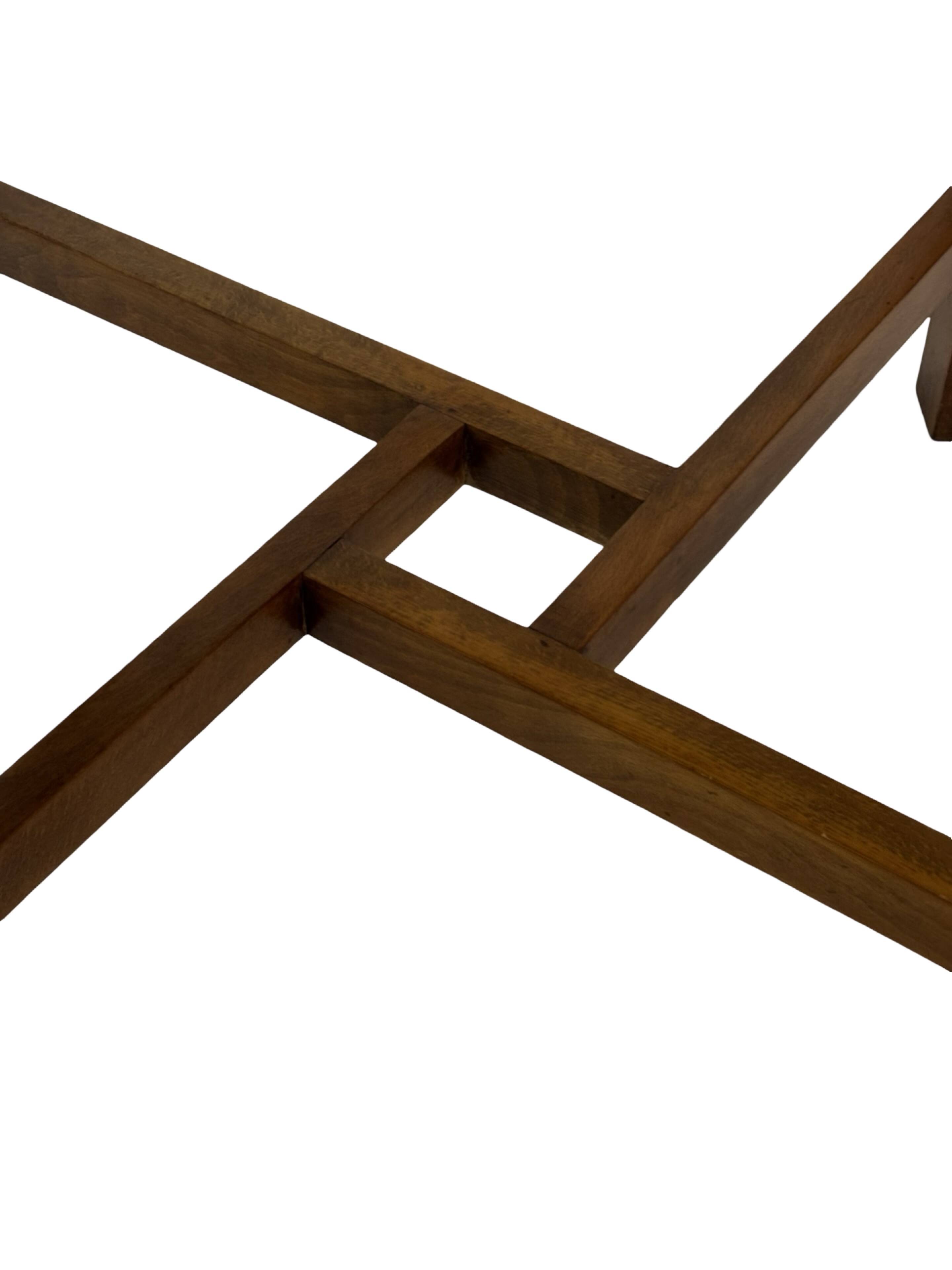 Art Deco side table walnut wood design 30's
