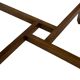 Art Deco side table walnut wood design 30's