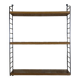 60s-70s Oak String Shelf Module by Kajsa & Nils “Nisse” Strinning Sweden