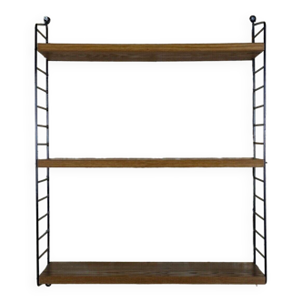60s-70s Oak String Shelf Module by Kajsa & Nils “Nisse” Strinning Sweden