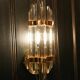 Pair of Venini wall lights, produced in Italy in the 1970s.