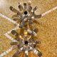 Pair of “flower” wall lights for Oxam 1970 Michel Boyer