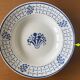 5 antique deep plates in badonviller earthenware