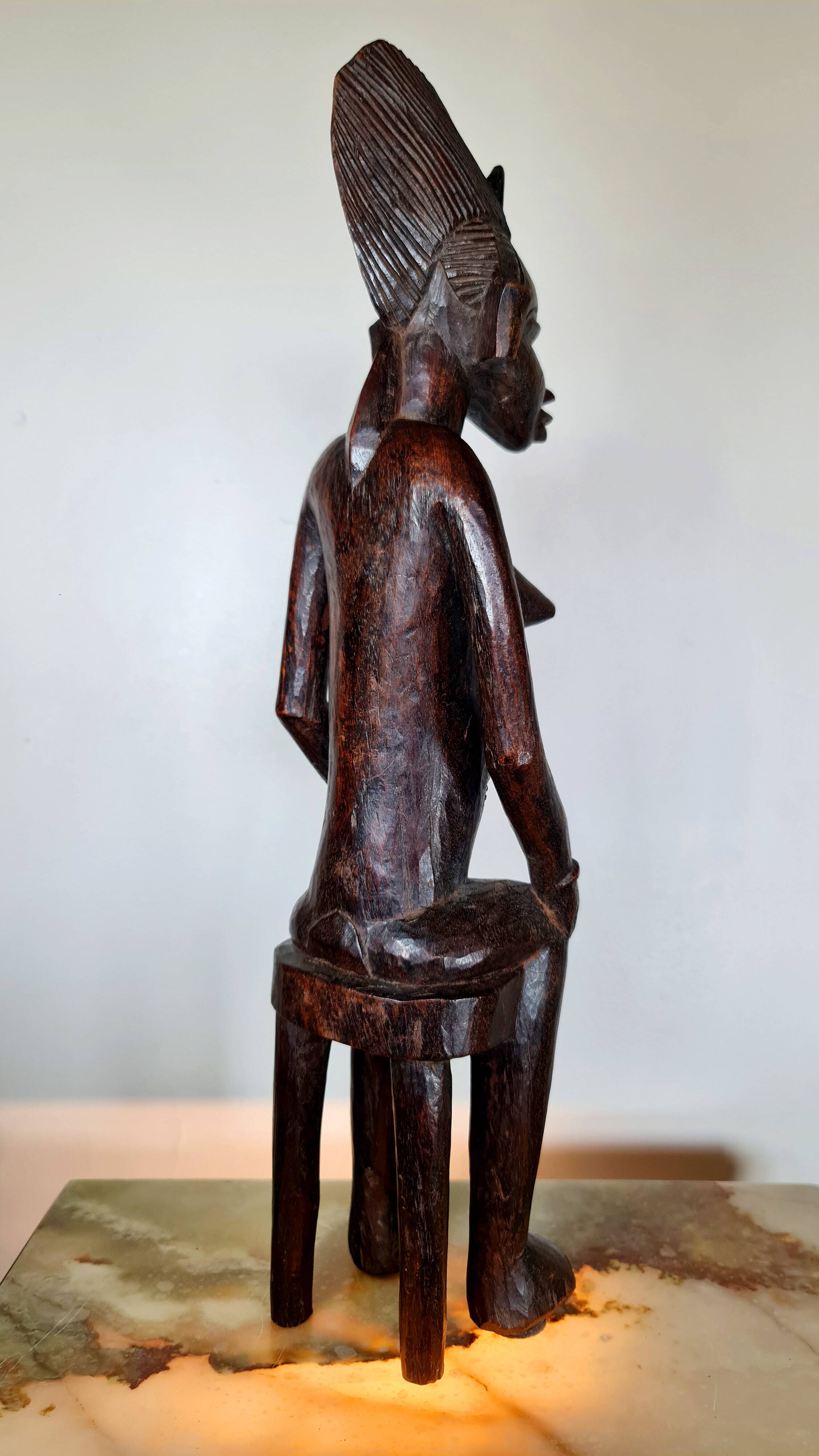 Senufo statue, H: 52 cm