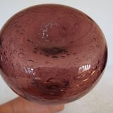 Bubbled glass vase
