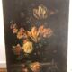 Floral still life – Oil on old canvas