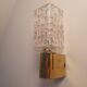 Three vintage Italian gold Targetti wall lights