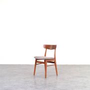 Mid-Century Danish Teak & Wool Dining Chairs from Farstrup, 1960s, Set of 4