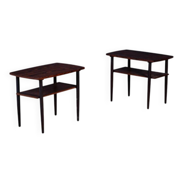 Rosewood Side Tables, Denmark, 1960s, Set of 2