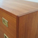 Teak chest of drawers, Danish design, 1970s, production: Denmark