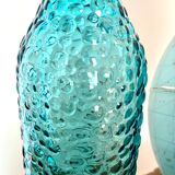 Turquoise blue Empoli decanter