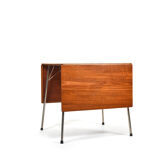 Model 3601 teak drop leaf table by Arne Jacobsen