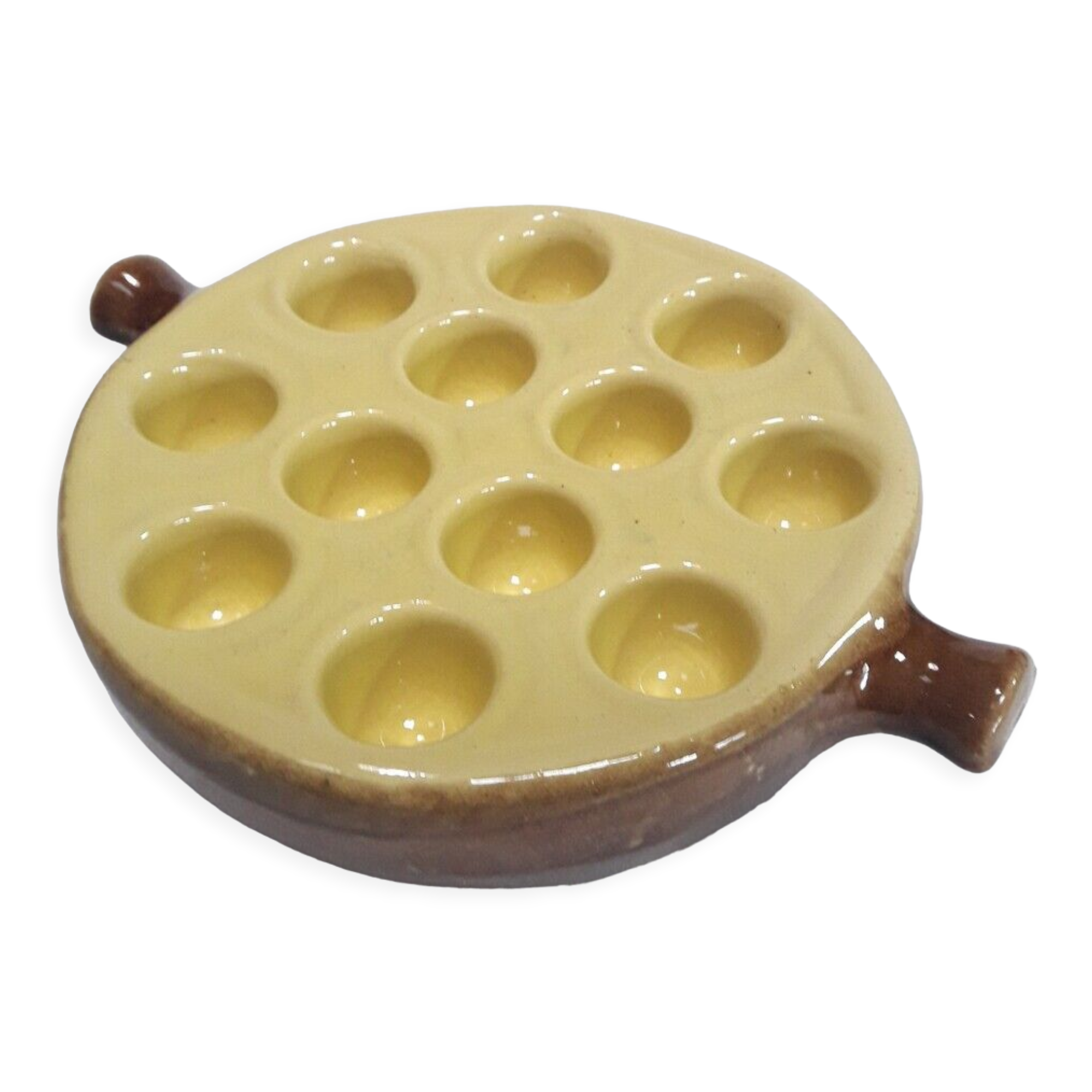 Dish or plate for 12 vintage snails (1)