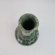 Large green earth-mixed ceramic vase by Jean Gerbino Vallauris