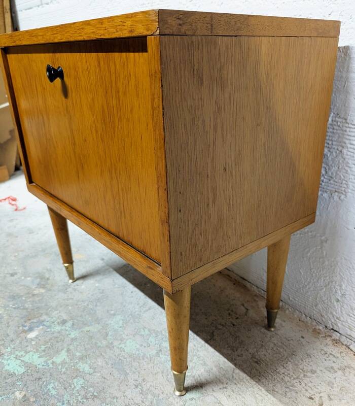 Large vintage bedside table
