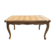 Louis XV style table in stripped and lightened oak