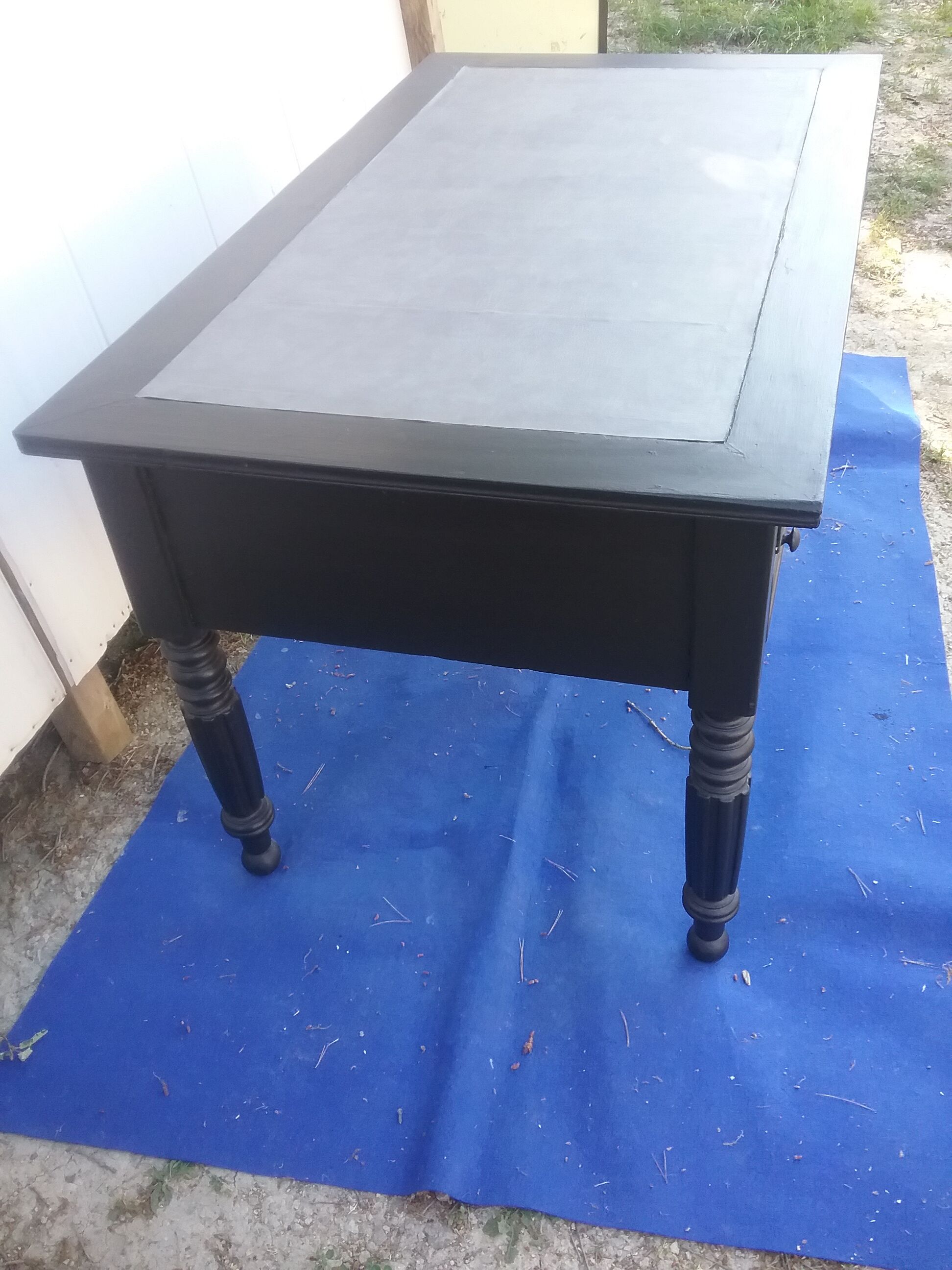 Black desk