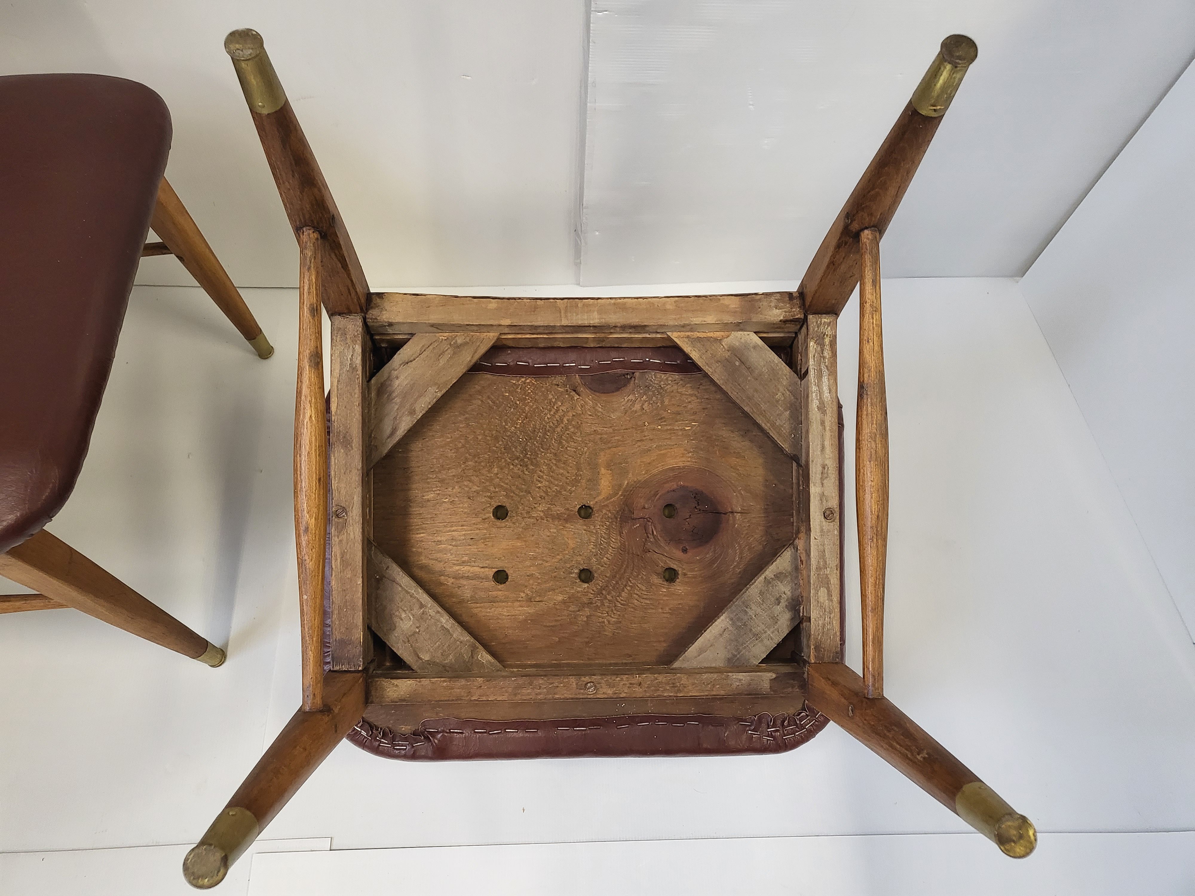 Suite of 4 vintage armchairs 1960