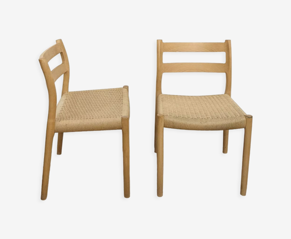 Paire de chaises Niels Otto Moller