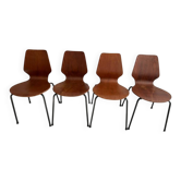 4 Danish chairs from the 60s