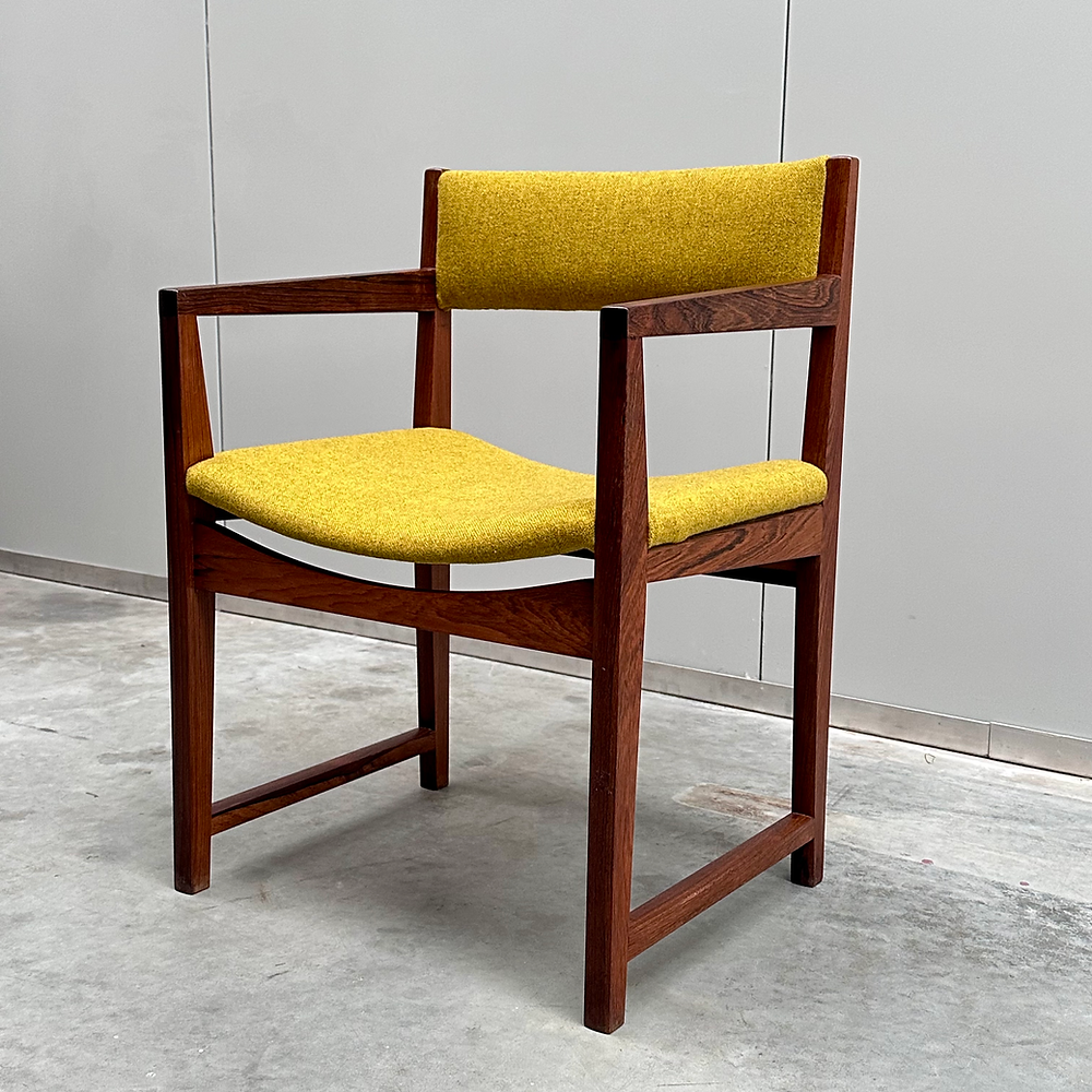 2 armchairs designed by Peter Hvidt and Orla Mølgaard Nielsen, for Søborg Møbelfabrik, Denmark, 1960s