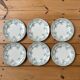 Set of 6 old Terre de Fer flat plates