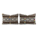 Set of 2 vintage kilim cushion covers 41x61 cm