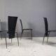 Set of 4 post modern dining chairs by Arper Italy, 1980s