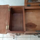 Louis XV style walnut veneer sewing table