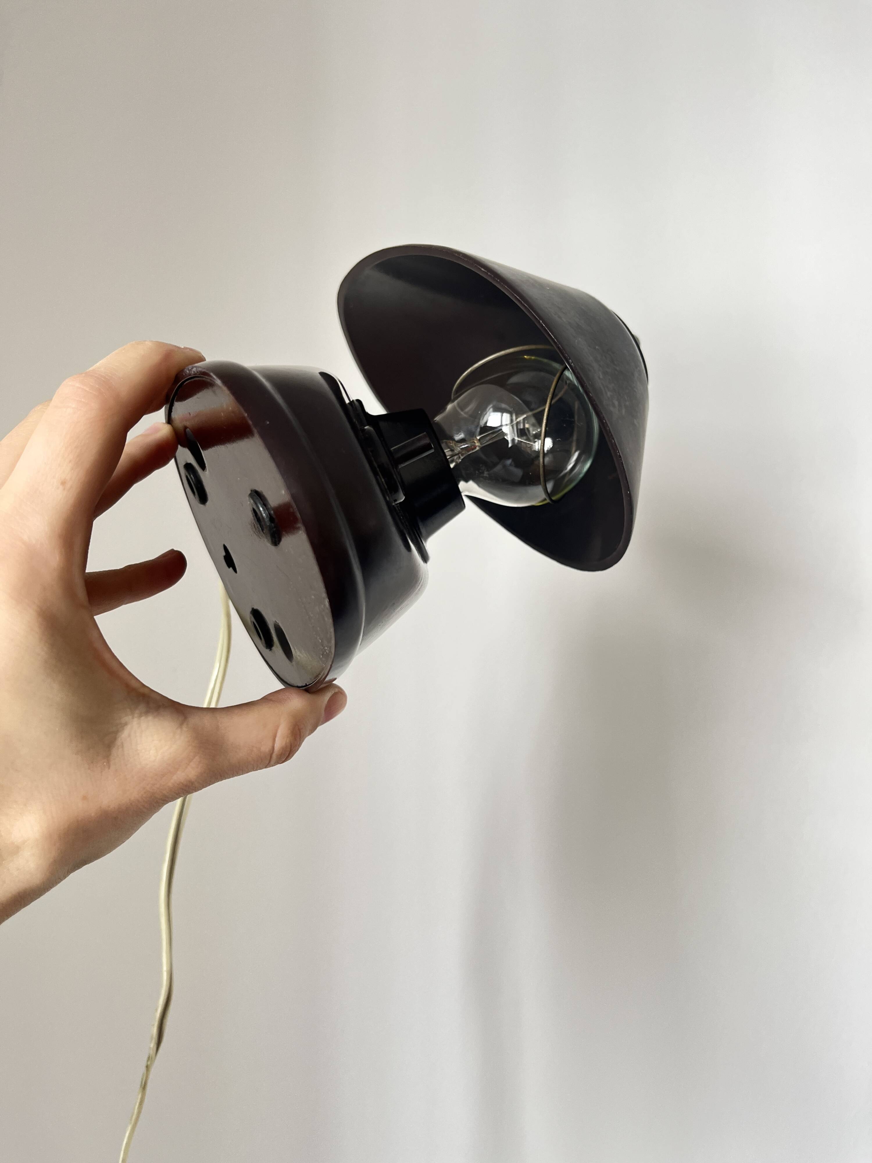 Lampe de table en bakélite Typ 11641 par ESC Zukov, Tchécoslovaquie, années 30-50